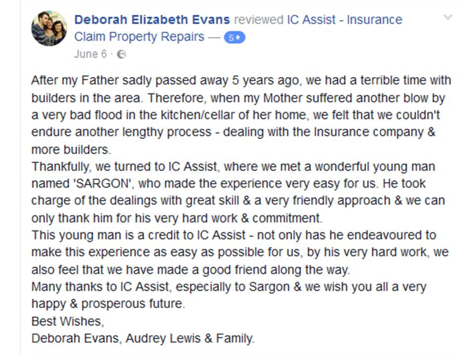 Why use IC Assist? This Facebook review explains why our service is so valuable to our customers.