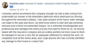 IC Assist review for management of an escape of water claim